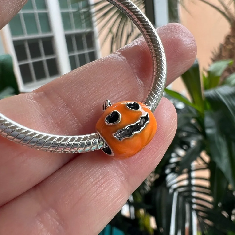 Glow in the Dark Pumpkin Charm